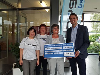 Spendenübergabe Ärzte ohne Grenzen Spendenübergabe Ärzte ohne Grenzen